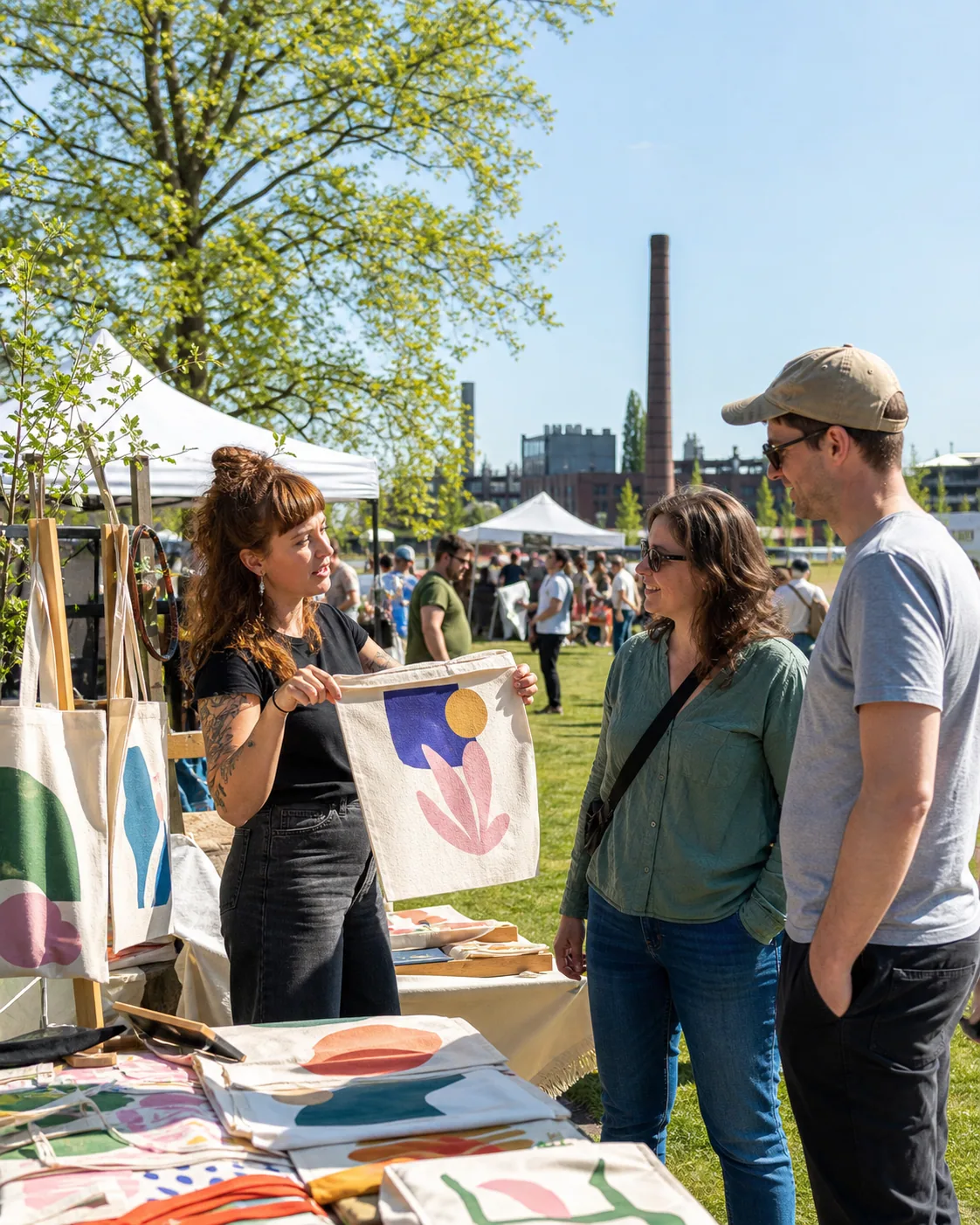 Zondagsmarkt vol makers